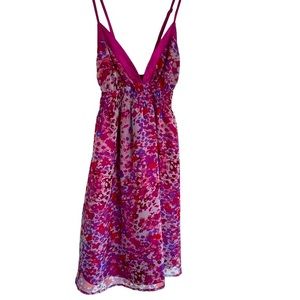 Y2K Ruehl No. 925 Women Purple and Pink Dress Size M